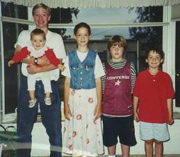 Marty's Family and friends in 1996
