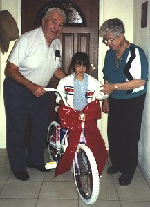 Joe, Fran, Emily in 1992